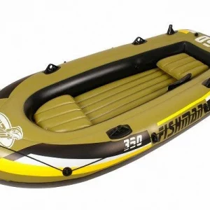 Gommone Tender Gonfiabile 305x136cm Jilong Fishman 350 con Remi e Pompa