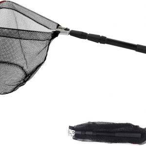 Retino Da Pesca 130 Cm, Retino Bass Fishing Pieghevole, Guadino Da Pesca Estensi